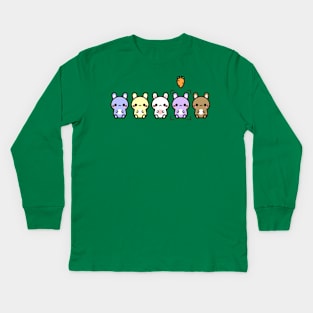 Cute bunnies Kids Long Sleeve T-Shirt